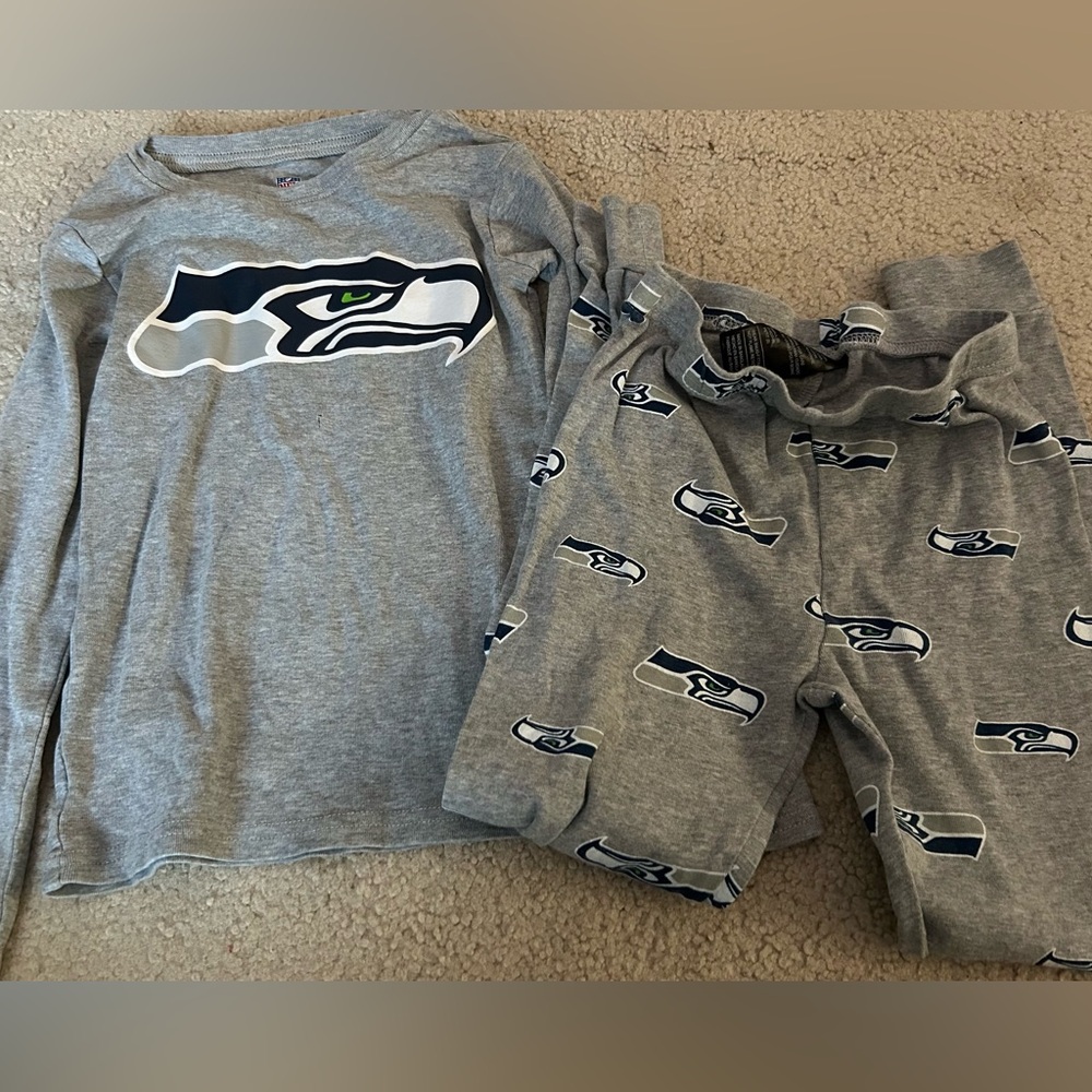 NFL Seahawks Kids Pajama Sleep Set Size S / 8